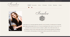 Desktop Screenshot of irmler-piano.com